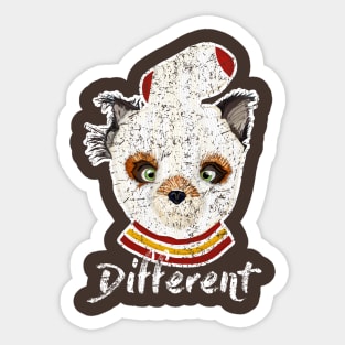 Fantastic Mr Fox - Ash - Different - Distressed - Barn Shirt USA Sticker